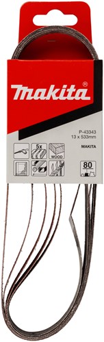 Accessori Makita nastro abrasivo k80 13x533 rosso - p-43343