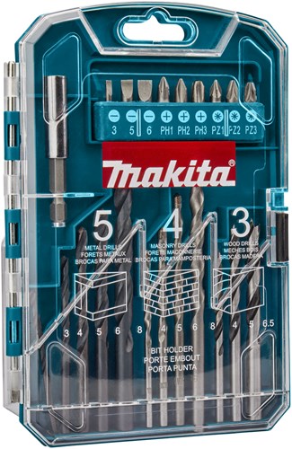 Makita accessories drill and screwdriver bit set 22-piece - p-44002 - p-44002