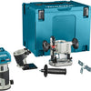 Fresa per top e bordi Makita rt001gz10 | 40 V massimo | senza batterie e caricabatterie | incl. vari piedi | in mbox-rt001gz10