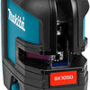 Makita sk105dz kruislijn laser rood zonder accu's en lader, in doos met tas - sk105dz