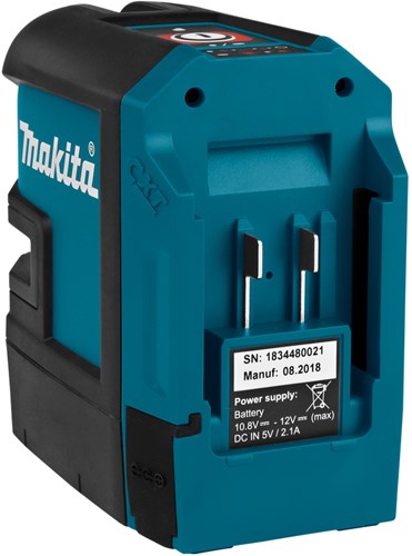 Makita sk106dz laser a punto incrociato rosso | senza batterie e caricabatterie, in scatola con borsa
