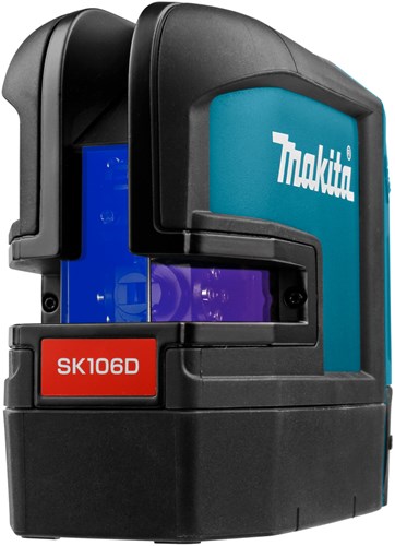 Makita sk106dz laser a punto incrociato rosso | senza batterie e caricabatterie, in scatola con borsa