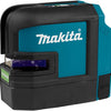 Makita sk106gdz punto de línea cruzada láser verde sin baterías ni cargador, en caja con bolsa - sk106gdz
