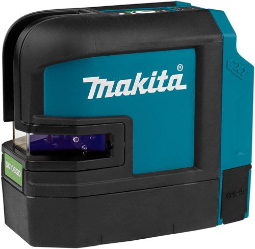 Makita sk106gdz punto de línea cruzada láser verde sin baterías ni cargador, en caja con bolsa - sk106gdz