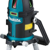 Makita sk312gdz 10,8 v interieur kruislijn laser groen | zonder accu's en lader, in doos - sk312gdz