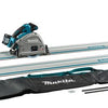 Makita sp001gm103 | Sierra circular de inmersión de 40 v máx. | 165 mm | Batería de 4,0 ah | cargador rápido | en mbox | con transmisor aws | carril guía (2 piezas) | 1500 mm | juego de tiras de acoplamiento y bolsa sp001gm103