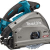 Makita sp001gz06 | sierra de incisión a batería | 40v máximo | excluido baterias y cargador con transmisor aws | 2 x carril guía 1500mm | tiras de conexión en bolsa - sp001gz06