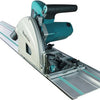 Makita sp6000j1x2 invalcirkelzaag | 2 geleiderails + koppelstukken | 1300w 165mm - sp6000j1x2