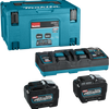 Juego de iniciación de batería makita xgt dc40rb 2xbl4080f