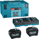 Makita 191y97-1 | xgt startset 40v max in mbox3 (2x 8.0ah bl4080f accu + dc40rb duo snellader) - 191y97-1