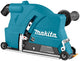 Makita dust-free grinding in concrete with this 230mm plunge dust extraction hood - 198440-5