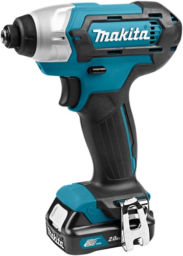 Avvitatore ad impulsi Makita td110dsaj 10,8 v 2,0 ah batteria (2 pezzi), caricabatterie, custodia - td110dsaj
