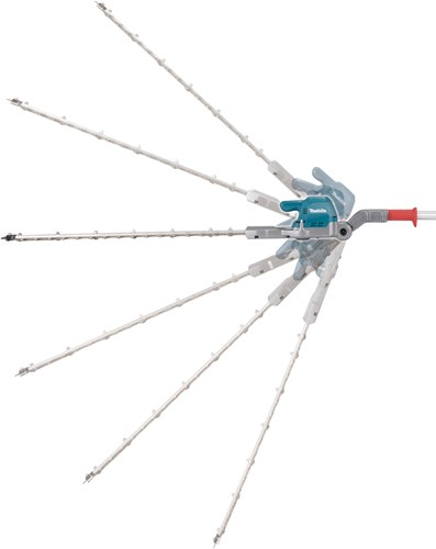 Cortasetos de pértiga Makita un001gz xgt 40 v max 60 cm ajustable | cuerpo | sin baterias ni cargador
