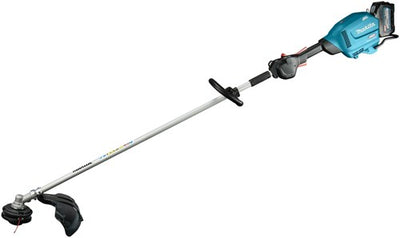 Makita ur014gt201 | xgt40vmax | decespugliatore a batteria | maniglia a D | 5,0 ah (2 pezzi) | caricabatterie veloce | nella scatola ur014gt201