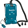 Makita vc012gz01 rugstofzuiger | zonder accu's en lader | met aansluiting. 3 adapters en aws zender | in doos - vc012gz01