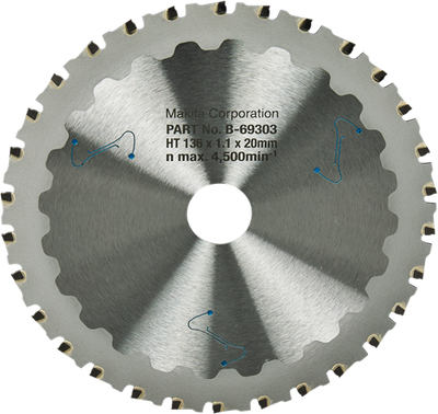 Lama per sega Makita ffcut 136x20x1.1 30t 0g - b-69303