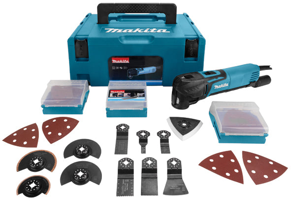 Makita tm3010cx2j oscillerende multitool + accessoires - tm3010cx2j