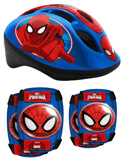 Marvel Spider-Man Skate Protection 5 pezzi 50-56 cm Blue Red