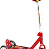 Cars 3 ruote scooter bambini freno a pedale ragazzi rosso
