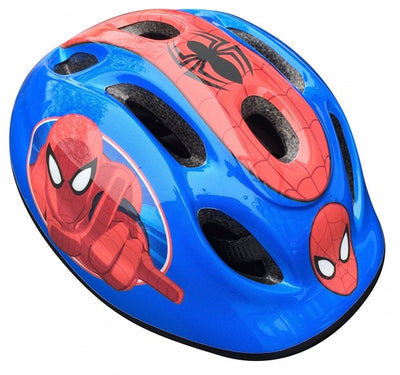 Marvel Spider-Man Fietshelm Verstelbaar Blauw Rood maat 52-56 cm (S)