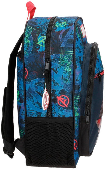 Marvel on the Warpath Backpack Junior 13.7 litros Blue Blue Black
