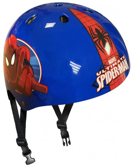 Marvel Spider-Man Skate Helmet Blue Red Size 54 60 cm