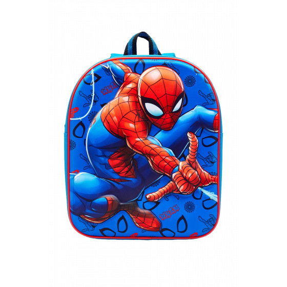 Marvel Spider-Man 3D Backpack 3D 30 x 25 Boys Blue