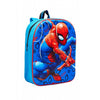 Marvel Spider-Man 3D Rugzak 30 x 25 Jongens blauw