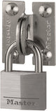 Masterlock set 2 ojos acodados 60r+candado 9140eurd - 914060reurd 914060reurd