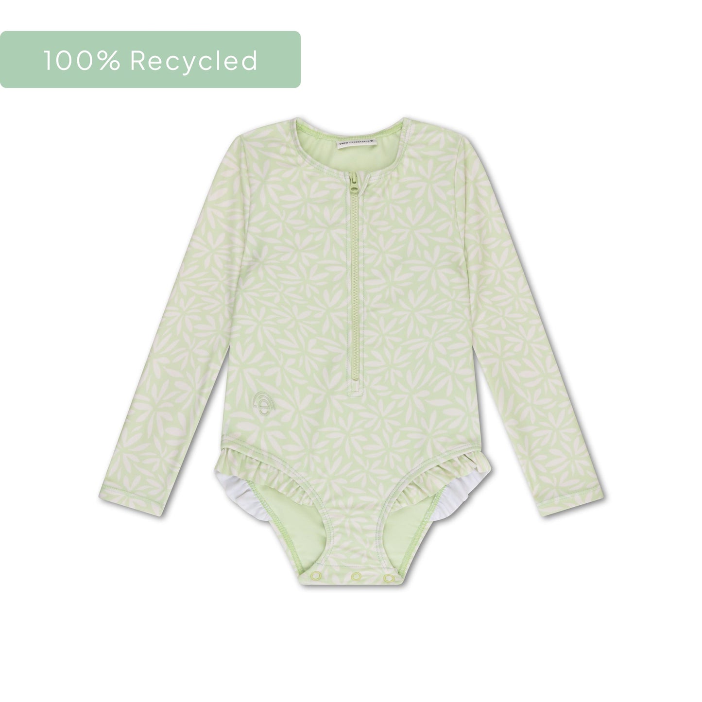Matcha | Abita da bagno UV per ragazze verdi con maniche lunghe