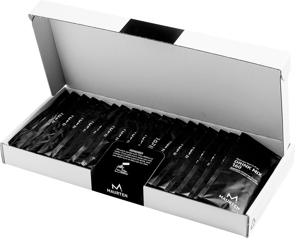 Maurten bebida mix 160 hidrogel bebida en polvo 18x40g