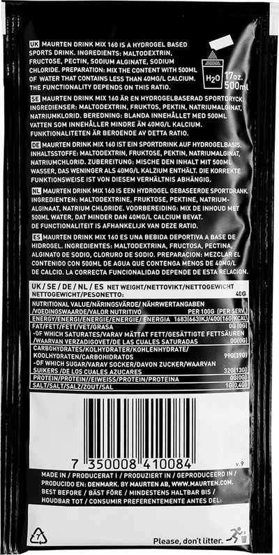Maurten drink mix 160 bevanda idrogel in polvere 40g