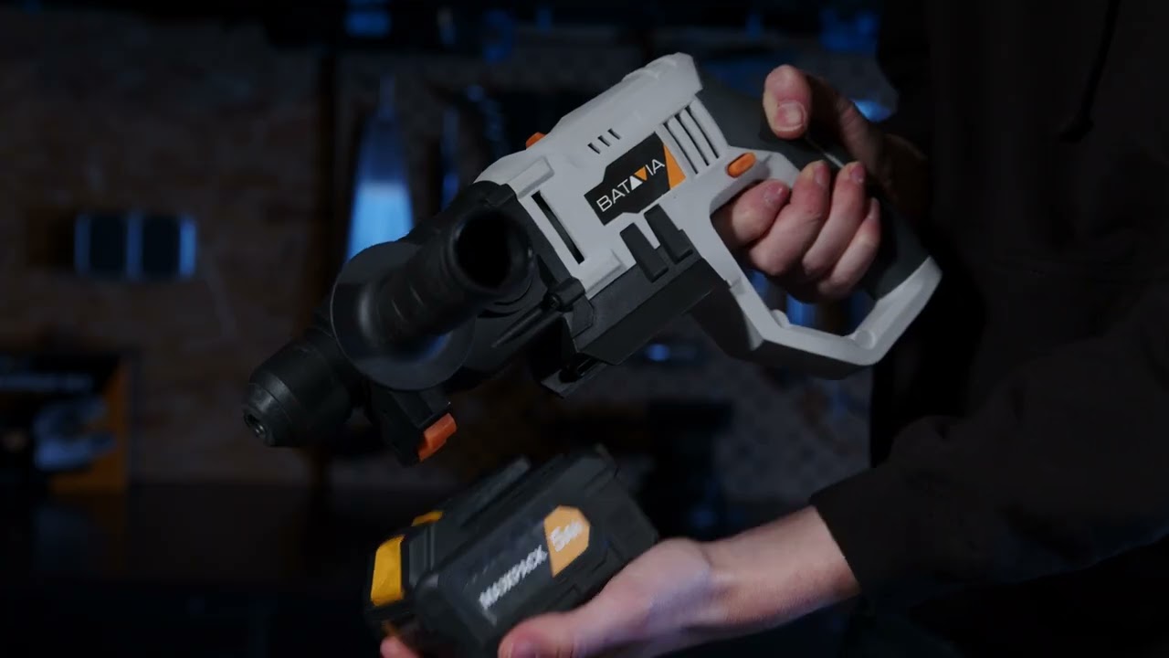 AC battery drilling hammer SDS+ (Maxxpack 18V).