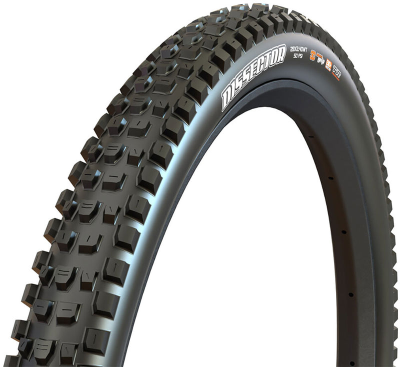 Maxxis dissector ii 29x2.40 wt exo+ tr 3c maxxgrip e-25 folding tire