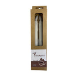 Magic flame candles led dinerkaars druip 20cm wit set a 2 - afbeelding 1