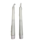 Magic flame candles led dinerkaars druip 20cm wit set a 2 - afbeelding 2