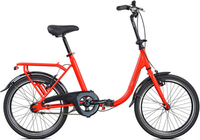Bike plegable de Legnano Dyon 20 pulgadas 40 cm Unisex V-frenos rojo