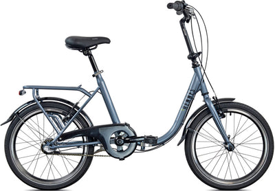Legnano Rennes Bike plegable de 20 pulgadas 40 cm unisex 3v en v frenado gris oscuro