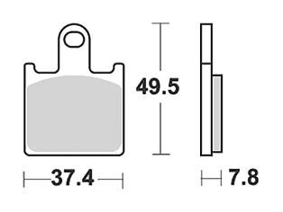Trw Brake Pad MCB 789 CRQ Hyper Carbon Racing