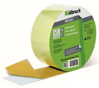 Illbruck me301 | cinta adhesiva de aluminio | 60x0,1mm | 1 rollo de 25 metros - me301304211