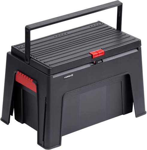Taburete con caja de herramientas 3 en 1 Meister - wu9095100