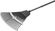 Rastrello per foglie Meister 370 570 21t con manico telescopico - wu9903100