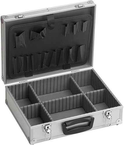 Maleta de herramientas meister aluminio 395x300x130w - wu9095130
