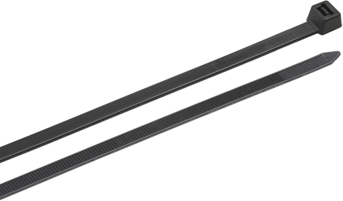 Fascetta fermacavi Meister 550x7,6mm nera 25pz w - wu7452640