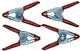 Set di pinze per colla Meister 50 mm 4 pezzi - wu5285800