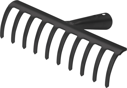 Rastrillo de jardín Meister 245mm 10t sin mango - wu9850100