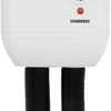 Enzo melissa 16540009 schoenendroger | twee slangen voor één paar schoenen of laarzen | 250w | wit - 16540009