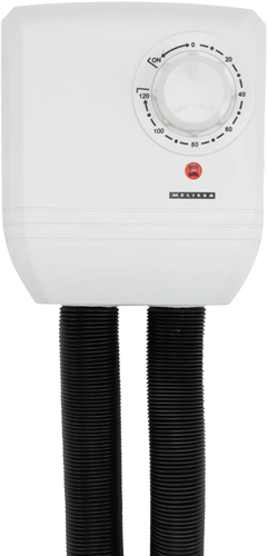 Enzo melissa 16540009 schoenendroger | twee slangen voor één paar schoenen of laarzen | 250w | wit - 16540009