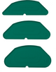 Melkmeisje kitstrijkerset afgerond 3 delig - mm950005 - mm950005