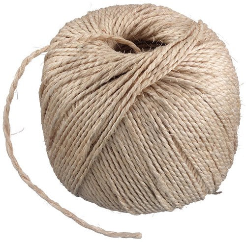 Cuerda de embalaje lechera bola de sisal 2500 gr. aproximadamente 700 m - mm894003
